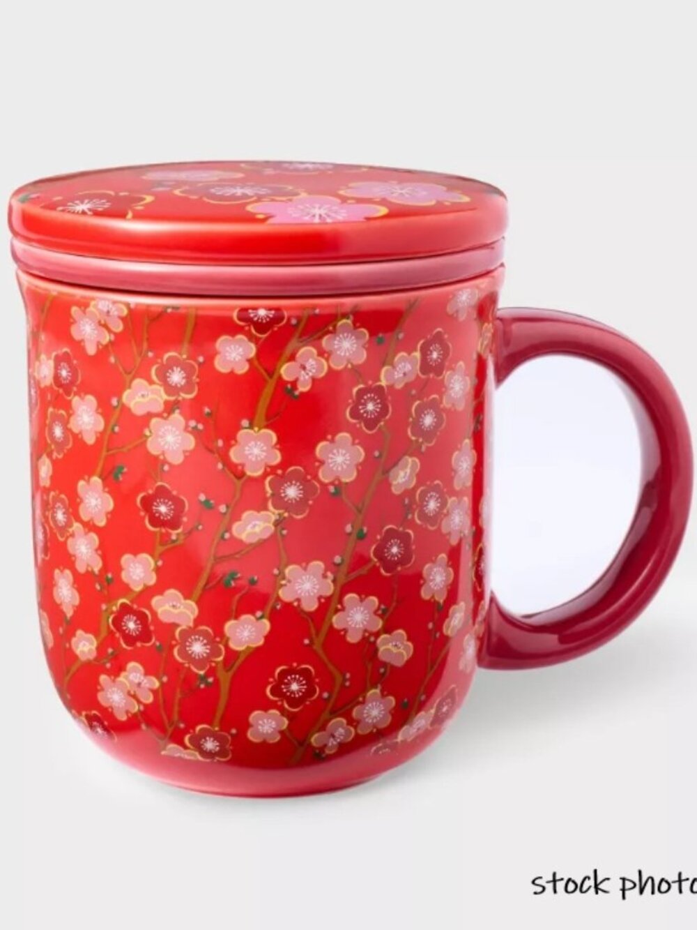 Lunar New Year Ceramic Tea Infuser Mug with Lid NEW Target